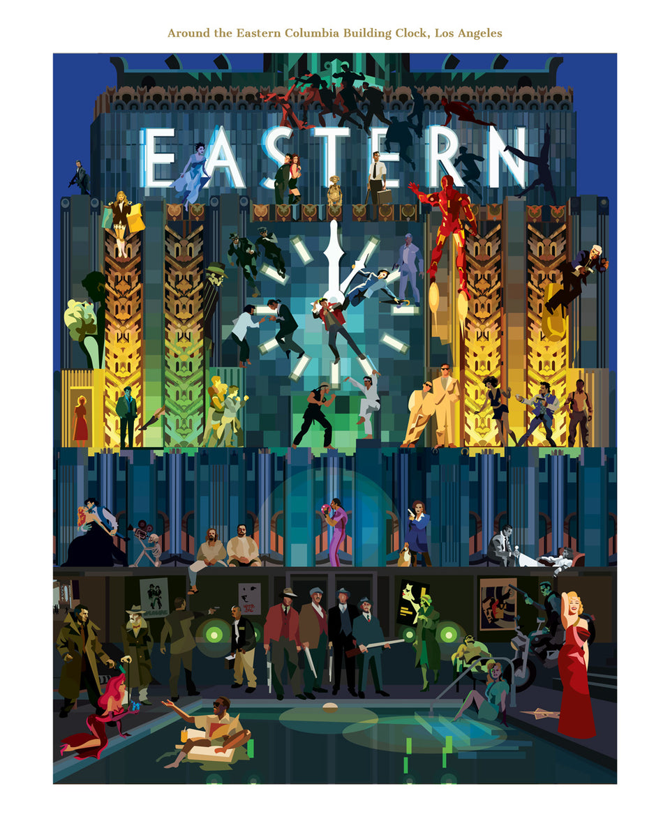 The Eastern Columbia Building Clock, Los Angeles – Pierpaolo Rovero